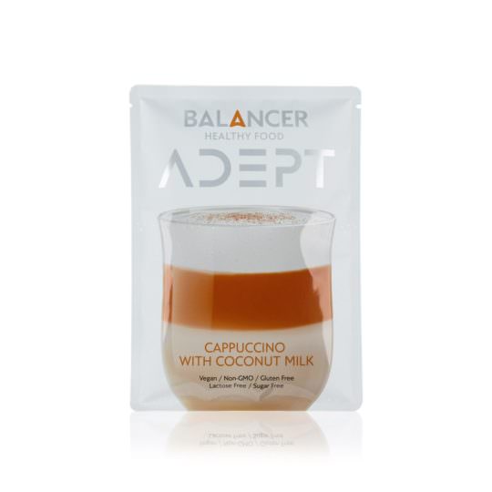 Коктейль BALANCER ADEPT «MIX SET» (cappuccino, matcha latte, pina colada with coconut milk), 3 шт.